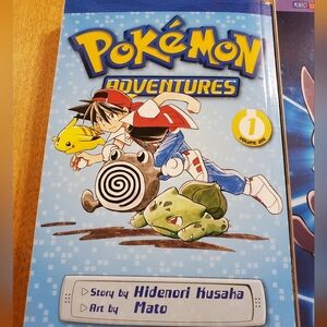 Pokemon Adventures Volume 1 Manga Perfect Square Viz Media Pikachu Team Rocket